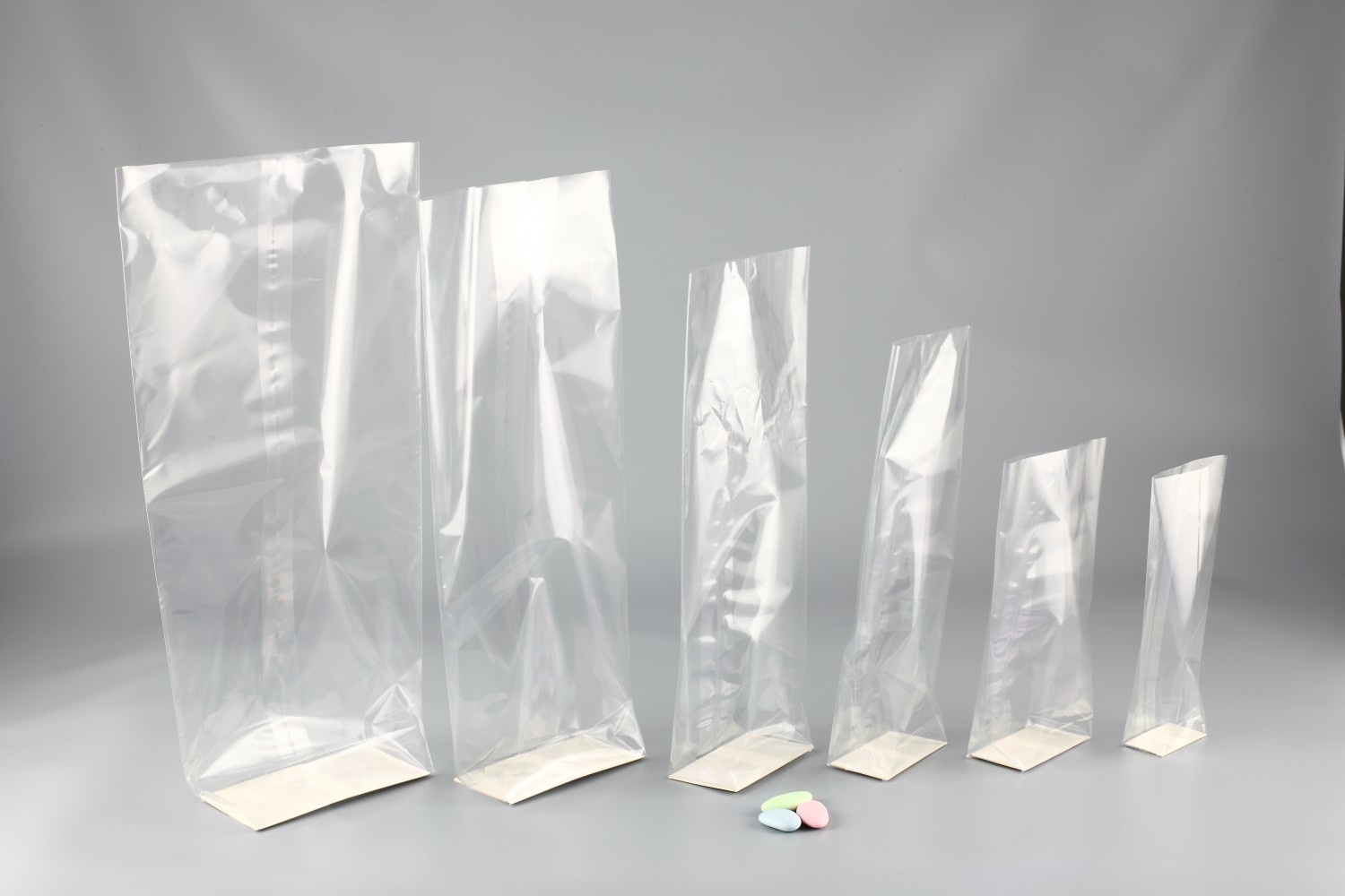Sac d'emballage alimentaire Transparent en aluminium, 100 pièces